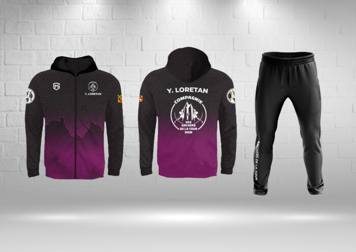 Ensemble avec veste et pantalon du club